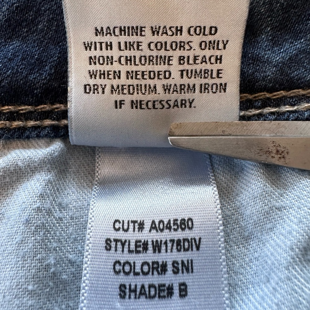 Hudson USA Bootcut Jeans Womens 28 Low Rise Flap Pocket Stretch Denim 28x30 Sz S - Picture 7 of 16